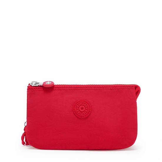 Kipling Creativity Large Pouch Táska Piros | HU 2091DF